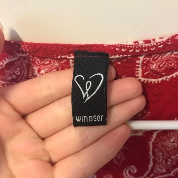 Red Crop Top - Picture 3 of 4